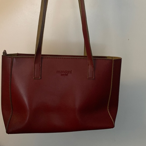 Mondani New York Leather Purse With cut out Flowers - Picture 2 of 2